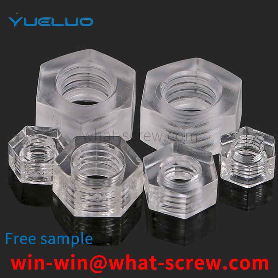 PC transparent nut