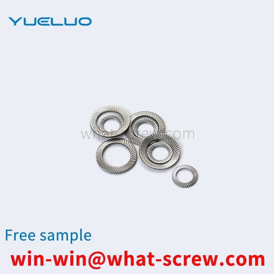 French Standard Disc Embossed Washers