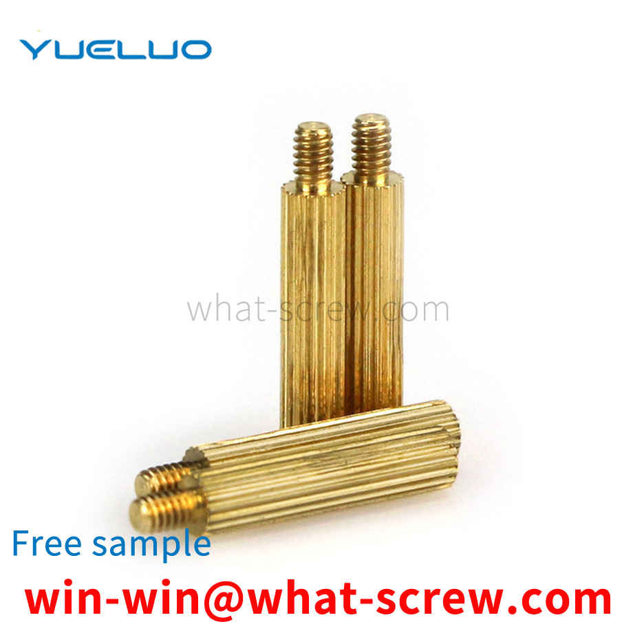 Supply single head knurled copper column