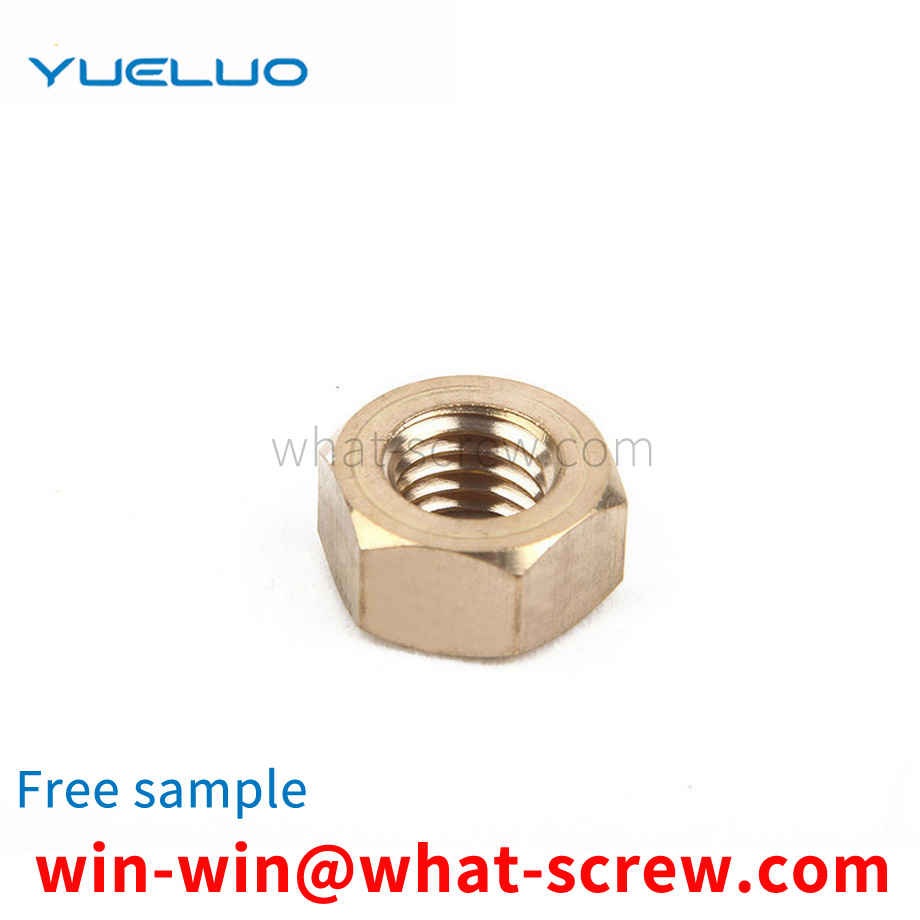 Supply copper hex nuts