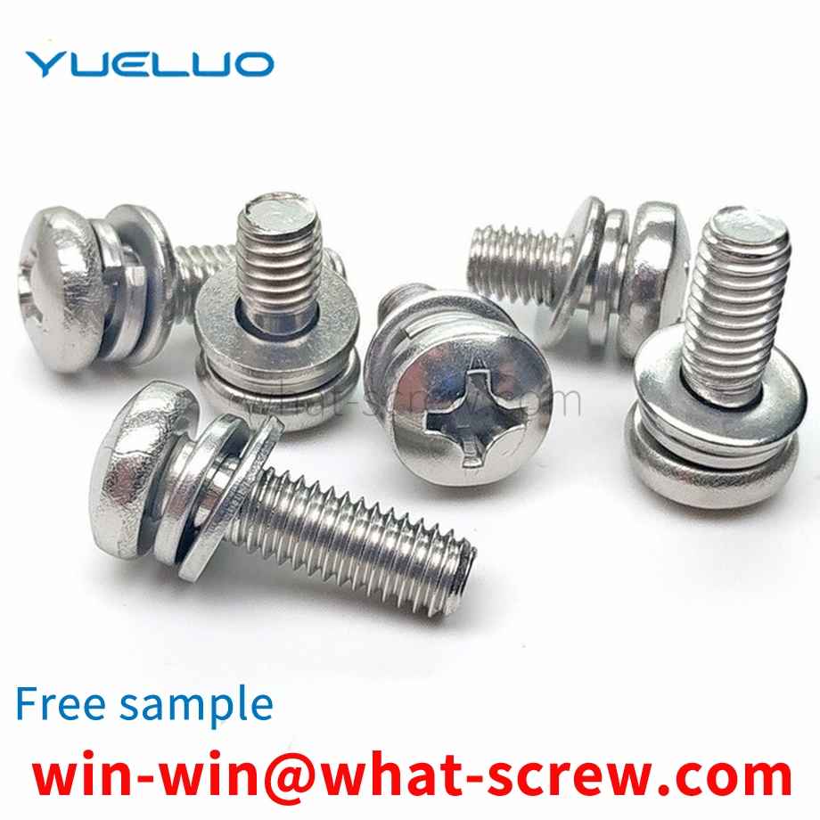 Round Head Phillips Three Combination Screws