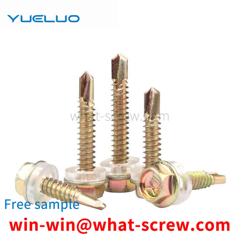 External hexagon drill tail self-tapping screw