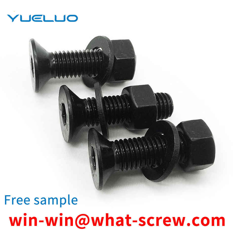 Customized 8.8 grade countersunk head and flat head