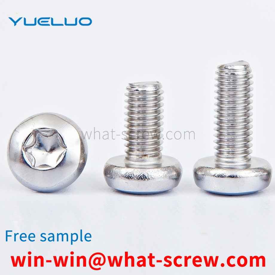 Customized round head torx screw