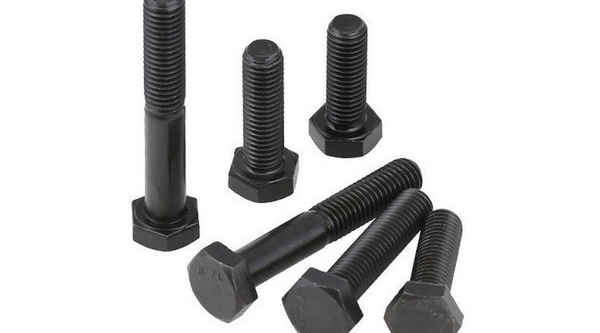 Customized 12.9-grade black half-tooth hex bolt external hexagon screw 3/4