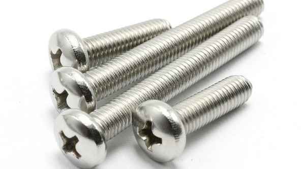 Supply 201 stainless steel round head cross machine screw pan head machine wire screw 3/4 1/4-20