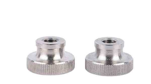 Support custom high head hand screw nut stainless steel knurled nut step high head nut