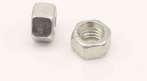 Wholesale Nut Hex Nut High Female Thickening Nut White Natural Color 3/4 5/8