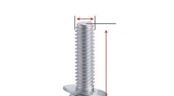 Production of 304 stainless steel cross hexagonal three-combination screw hexagonal head three-combination bolt 3/8