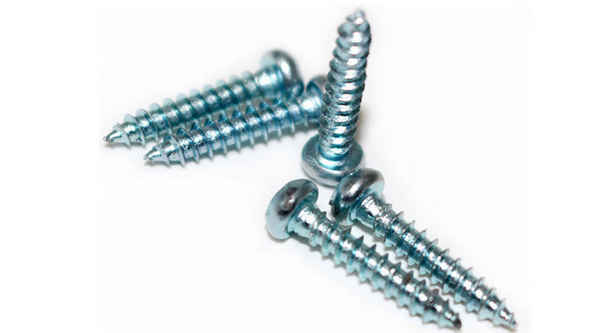 Wholesale blue plated zinc round head self-tapping screw 3/8 5/8 1/4-20