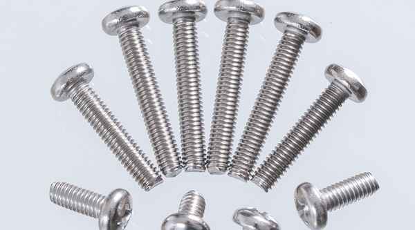 Production of 304 stainless steel American British American standard cross recessed pan head round head screw machine