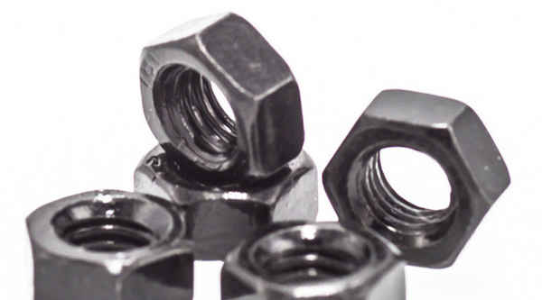 Custom carbon steel blackened hexagon nut nut GB6170 3/4 1/4-20