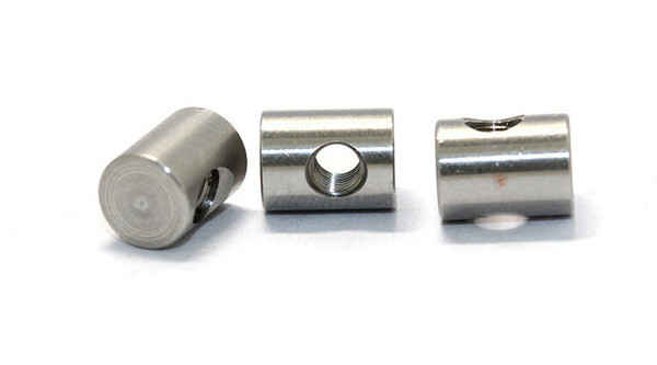 Horizontal Hole Stainless Steel Nut Remote Control Toy Cylindrical Nut 3/8 5/8 1/2-13 1/4-20