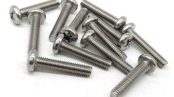 Processing GB818 304 stainless steel cross half round head pan head machine screw cross slot machine screw 1/2-13