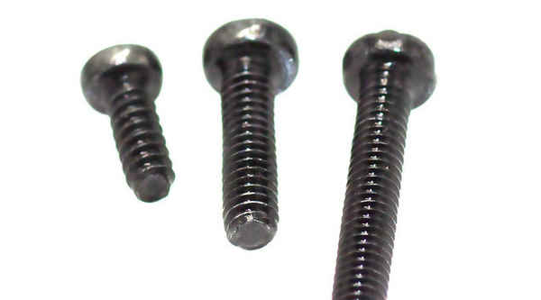 Production of stainless steel 304 black screws GB818 round pan head cross slot machine wire 5/8