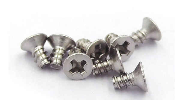 Wholesale 304 Stainless Steel Flat Head Cross Countersunk Head Flat Tail Self-tapping Screws 3/8 5/8 1/4-20