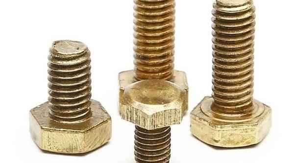 Customized copper outer hexagon screw brass outer hexagon bolt copper hexagon head screw screw 5/8