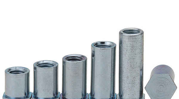 Supply galvanized blind hole pressure riveting stud pressure riveting nut column pressure riveting piece 3/8