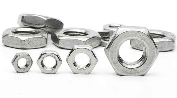 Supply hexagonal thin nut thin nut fine tooth hexagonal flat nut hexagonal flat screw hexagonal flat nut 5/8