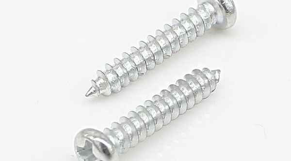 Customized white galvanized cross recessed round head self-tapping screw element tapping electronic chassis screw