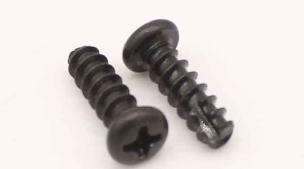 Production of black plated cross groove round head milling tail cutting tail cutting tail self-tapping screw 1/2-13