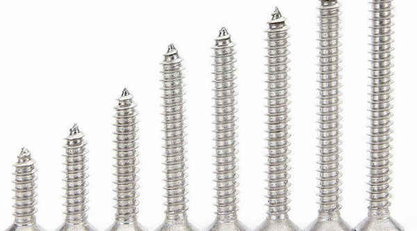 Processing 304 stainless steel countersunk head self-tapping screw cross flat head self-tapping wood screw 3/8 5/8