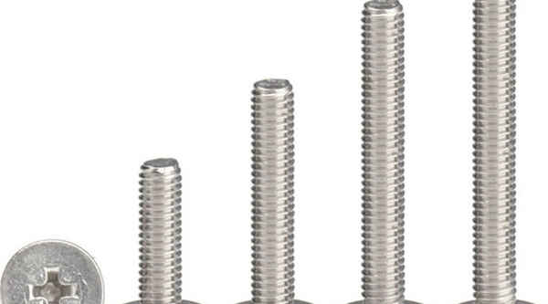 Production of nickel-plated cross flat head machine screw bolts thin head screws large flat head screws