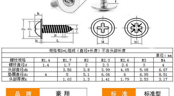 Production of carbon steel galvanized PWA cross round head with pad self-tapping screw pan head with meson screw 3/8