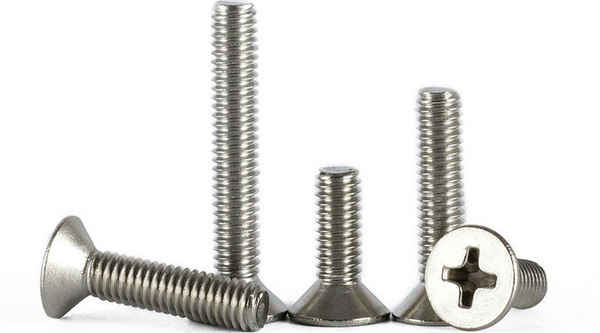 Processing 304 stainless steel cross countersunk head screw flat head screw 5/8 1/2-13