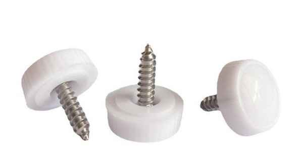 304 stainless steel plastic head self-tapping screw hand screw white self-tapping screw plastic screw