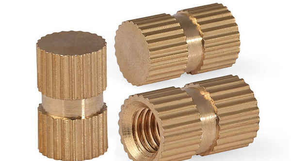 Wholesale B type blind hole single pass copper inlay copper embedded copper knurled nut