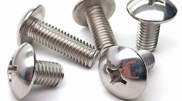 Customized 304 stainless steel large flat head screw cross groove mushroom head machine screw umbrella head semi-circle head bolt 3/4