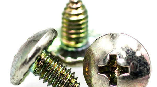 Processing color galvanized large flat head machine tooth screw GB845 round head with flower anti-slip tooth 3/8 5/8