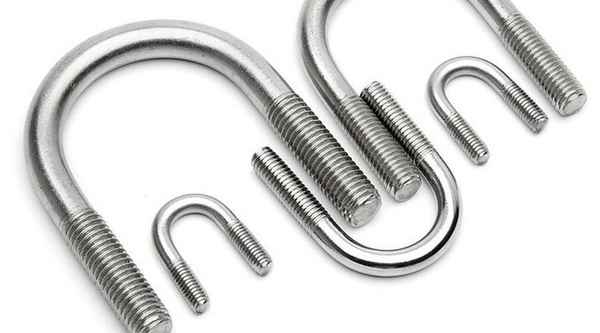 Wholesale 304 stainless steel U-shaped screw U-shaped screw U-shaped tube clip U-shaped tube clamp hoop fixed card 3/4