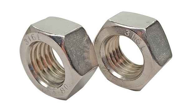 Supply 316L Stainless Steel Hex Nut A4-80 Nut Screw Nut 3/8