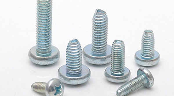 Production of carbon steel blue zinc plated cross groove round head triangular teeth screw pan head triangular teeth self-locking screw 3/4