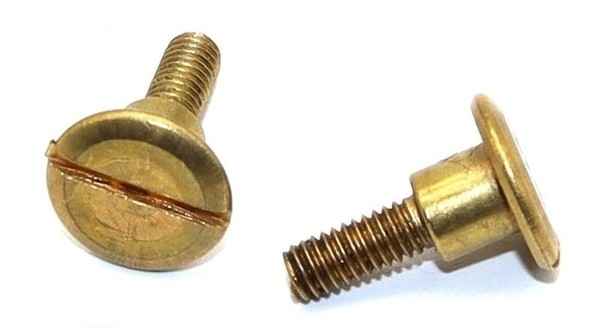 Non-standard round head slotted bolt cylindrical neck fine tooth short rod screw 6#-32 5/16