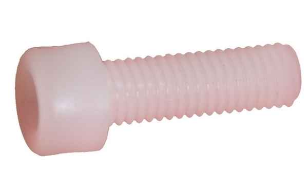 Supply of inner hexagonal cylindrical head cup head plastic screw corrosion-resistant acid-resistant alkali-resistant high temperature 1/2-13