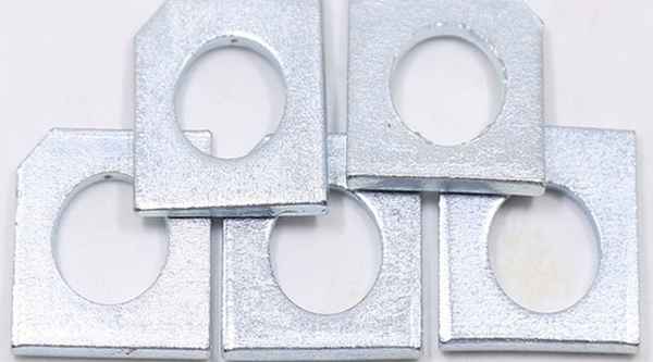 Customized GB853 channel steel square oblique washer galvanized oblique washer wedge washer square oblique washer