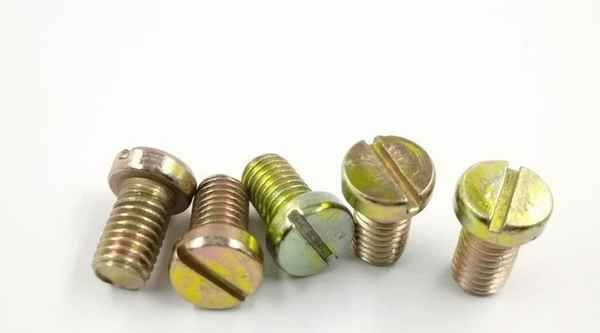 Supply GB65 slotted flat head screw screw flat head bolt furniture screw color plating