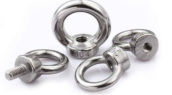 Supply 304 stainless steel lifting ring nut ring nut marine lifting ring nut 3/8