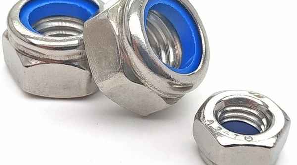 Processing 316 stainless steel lock nut anti-tooth self-locking nut fine tooth nylon screw nylon nut