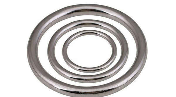 304 Stainless Steel Welded Ring Circle O-ring Lifting Ring Solid Seamless Steel Ring Connecting Ring Steel Ring