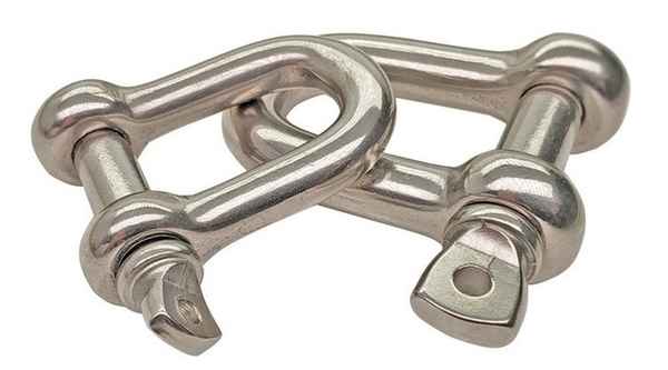 Production of D-shaped shackle national standard lengthened D-shaped shackle lifting U-shaped connection buckle chain quick ring