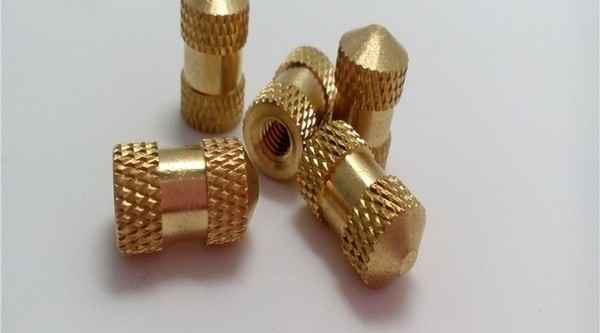 Various specifications of injection molded copper nut hot melt copper nut copper insert plastic nut