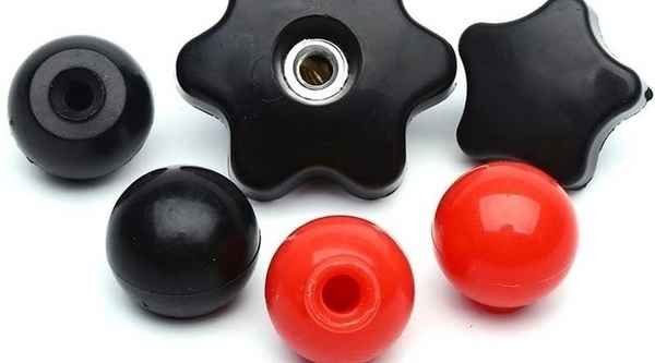 Plastic hand screw nut plum blossom nut star hand screw nut bakelite ball nut handle ball nut