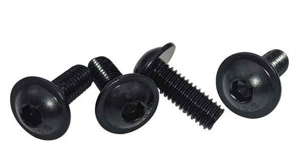 Wholesale black ISO7380.2 round head bolt 10.9 grade with pad round cup socket head cap screw 3/4