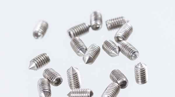 Processing 316 stainless steel inner hexagon set screw headless taper end wire jacking machine rice 3/8 5/8