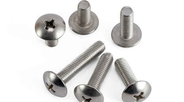 Wholesale 304 stainless steel big flat head screw big flat head cross head machine tooth screw 3/4 5/8