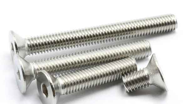 Production of 201 stainless steel flat head countersunk head socket head cap bolts screws 3/8